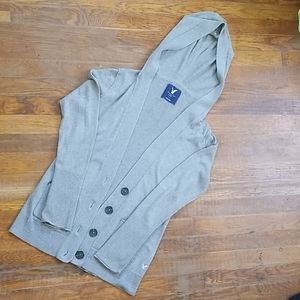 AE gray cardigan
